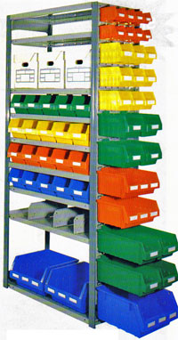 Bins & Steel Shelving