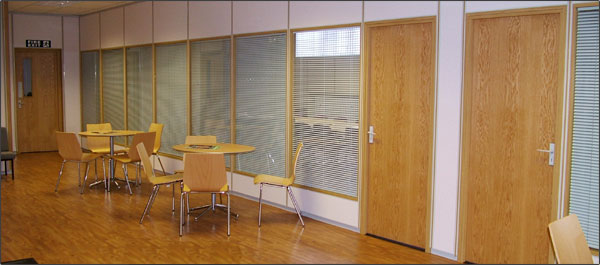 Trimline Partitioning System manufactured at our premises.